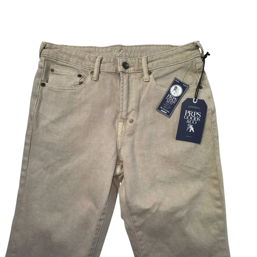 PRPS Goods & Co Le Sabre Slim Straight Fit Jeans Mens 30x33 Japanese Denim NWT - Picture 3 of 13